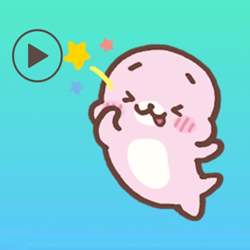 Dolphin Cute - Animates Stickers icon