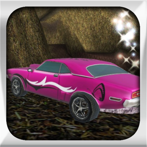 Super Pink Car Racing Game Icon