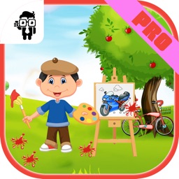 Vehicles Kids Coloring Book Pro