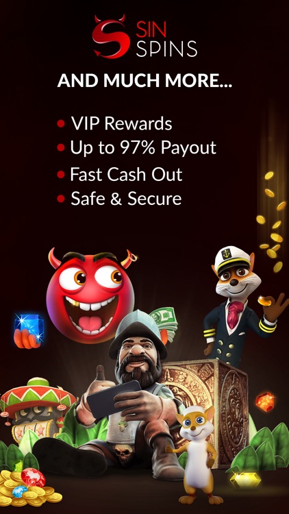 Sin Spins Casino: Spin and Win with 5 Star Spins screenshot-4