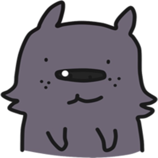 Shura The Little Bear-Dog stickers by Pinma icon