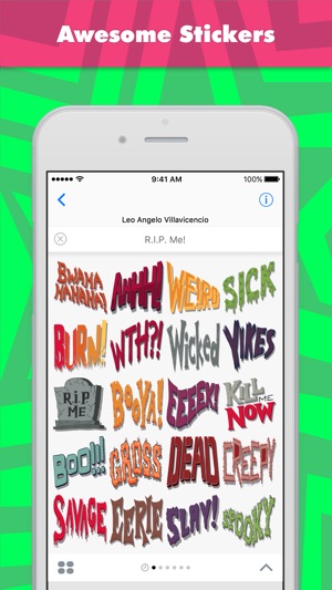 R.I.P. Me!贴纸，设计：LA Villavicencio(圖1)-速報App