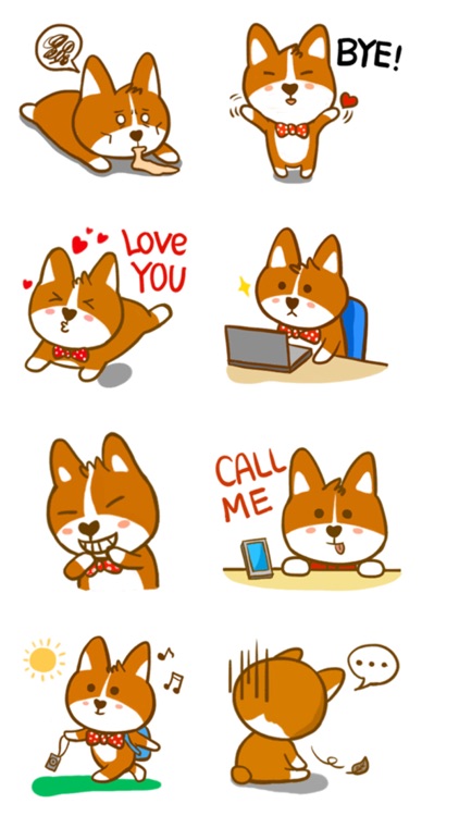 Kawaii Dog Stickers