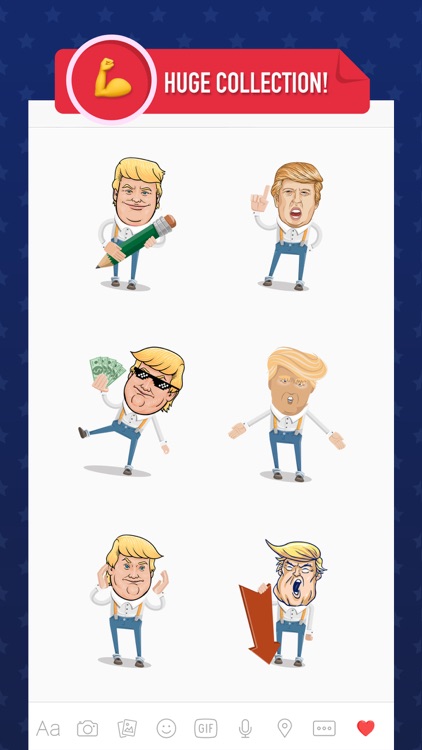 Trump Emoji - Stickers Keyboard for Donald Trump