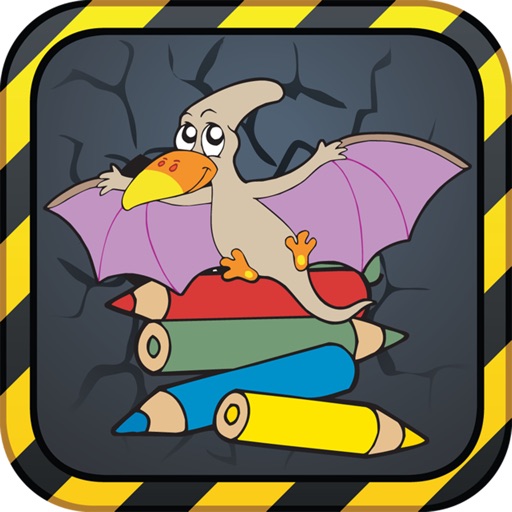 DinoColor Dinosaurs Coloring Book For Preschoolers iOS App