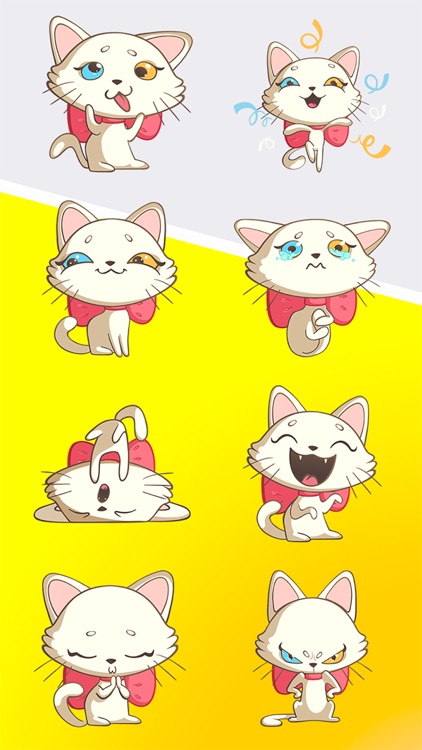 Nika The Cat Stickers Pack 1