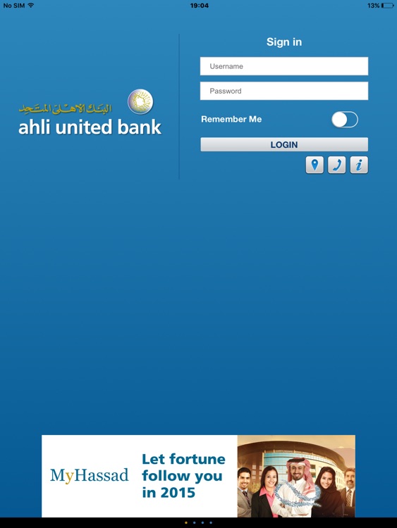 AUB M-Bank Bahrain for iPad screenshot-4