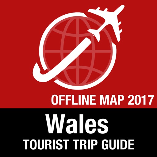 Wales Tourist Guide + Offline Map