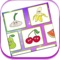 Matching Game is a fruit and vegetable matching game This game will train memory for image recognition