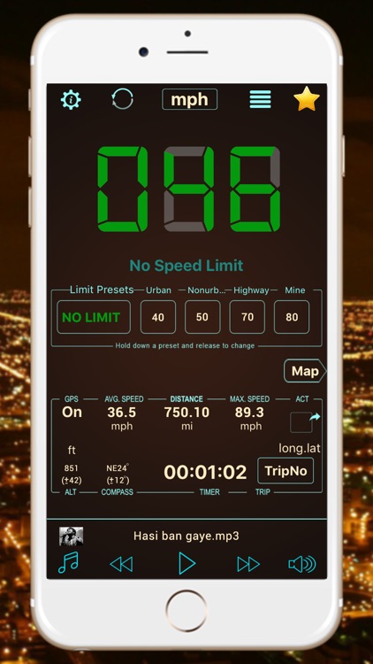 Speedometer Hud Speed Tracker screenshot-3
