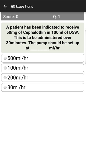 IV Drug Flow Rate Quiz(圖4)-速報App