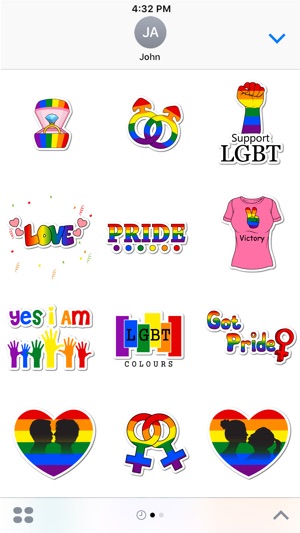 Be Yourself - LGBT Pride Emoji Stickers(圖1)-速報App