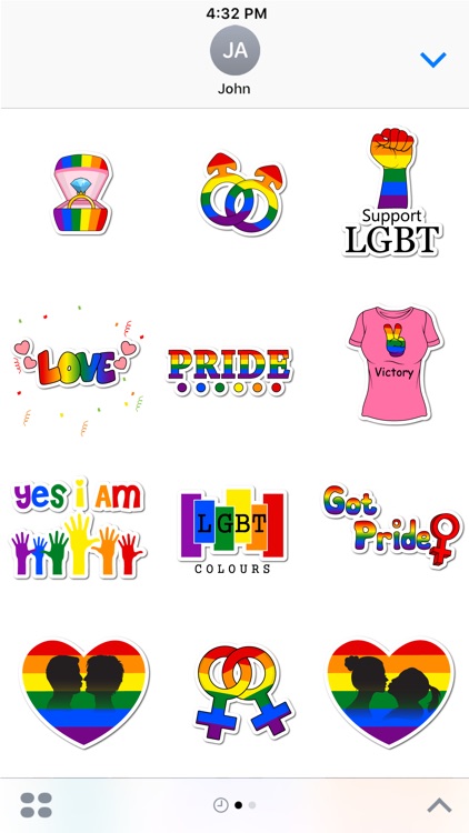 Be Yourself - LGBT Pride Emoji Stickers
