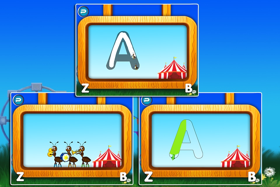 ABC Circus- Alphabet&Number Learning Games kids screenshot 3
