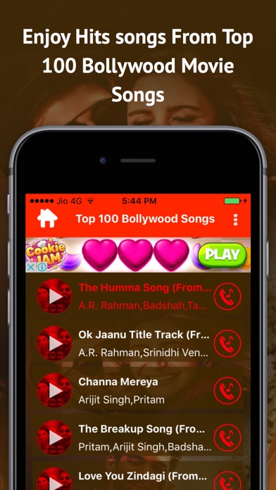Top 100 Bollywood Movie Songsのおすすめ画像3