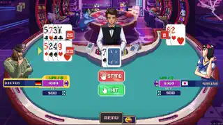 Super Blackjack Battle 2 Turbo Edition - The Card Warriors - Screenshot 2