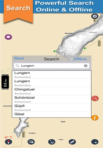 Switzerland Lungern & Sarnen offline nautical maps screenshot 4