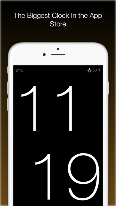 Big Clock - Alarm and Weatherのおすすめ画像1