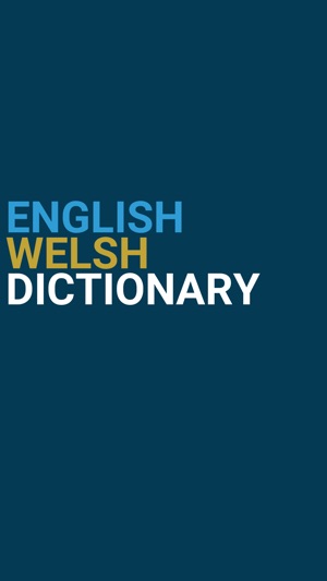 English : Welsh Dictionary