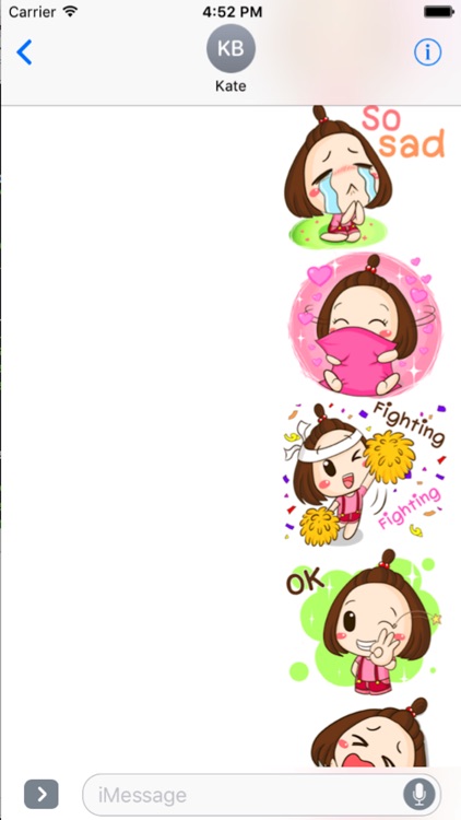 Cute Little Girl Sticker