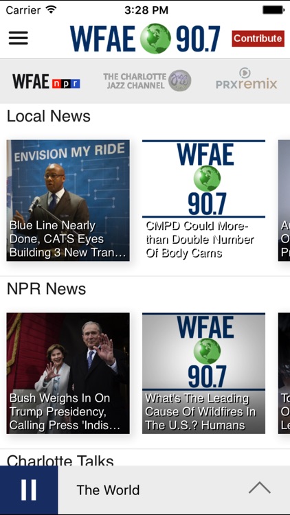 WFAE Public Radio App