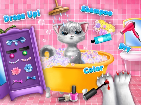 Sweet Baby Girl Cat Shelter – No Ads screenshot 8