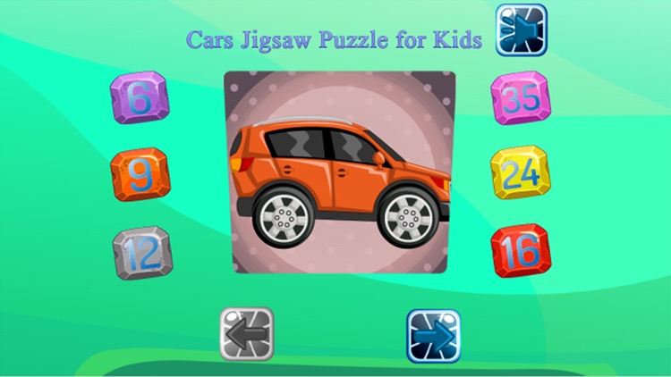 Cars Jigsaw Puzzle Free Game for Kids