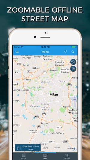 Milan Travel Guide with Offline Street Map(圖4)-速報App