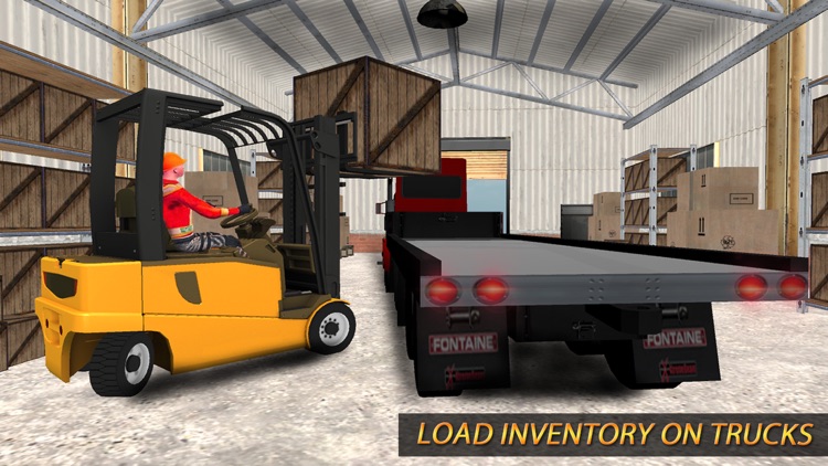 Supermarket Forklift Parking & Cargo Delivery Game screenshot-3