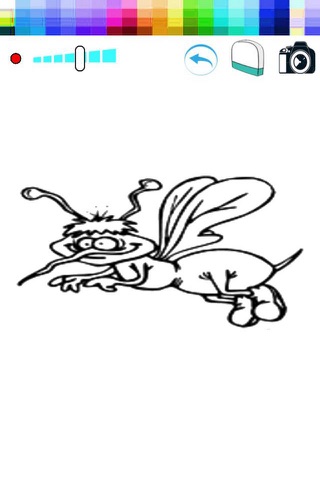 Preschool Hornet Animals Coloring Game For Kids screenshot 2