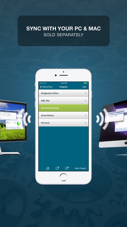 OfficeTime - Time Tracking & Hours Timer (Pro) screenshot-3