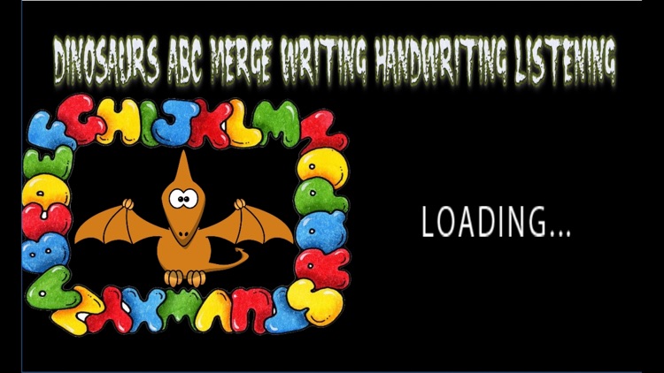 Dinosaurs ABC Merge Writing Handwriting Listening