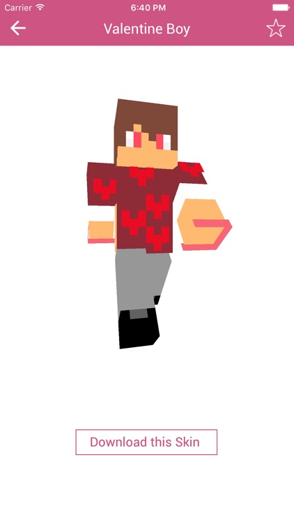 Valentine Skins for Minecraft Pocket Edition