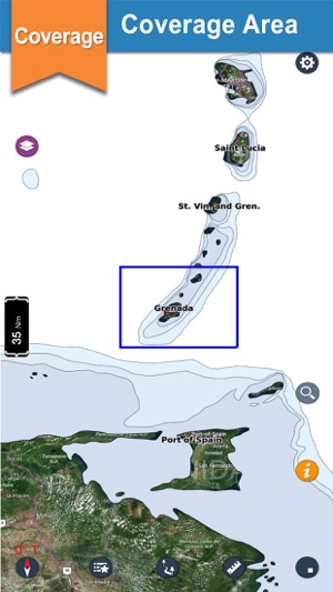 Boating Grenada Nautical Chart(圖2)-速報App