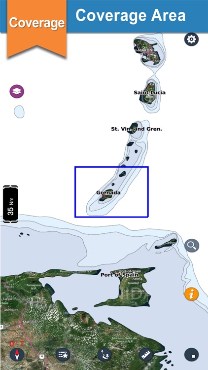 Boating Grenada Nautical Chart