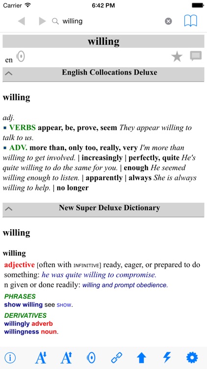 New Deluxe Dictionary Thesaurus Collocations