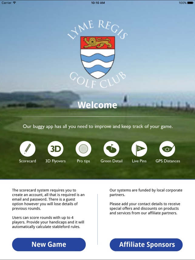 Lyme Regis Golf Club - Buggy(圖1)-速報App