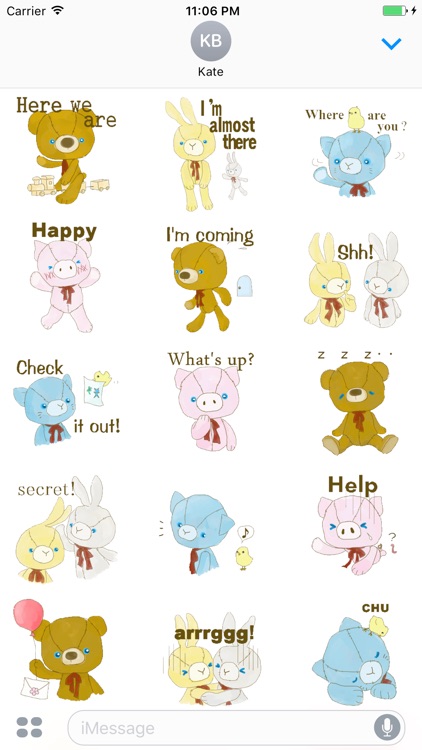 Cutest Animals Speak English Stickers