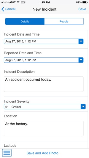 Report an Incident Smartphone for JDE E1(圖1)-速報App