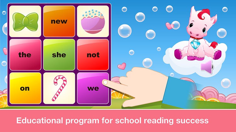Sight Words Games in Candy Land: Reading for Kids