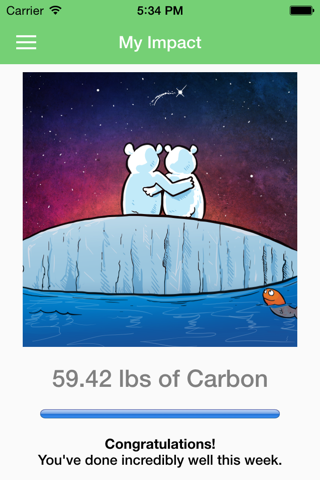MyEarth - Track carbon savings - náhled