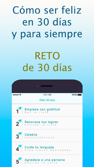 Cómo ser feliz -Reto de 30 días(圖3)-速報App