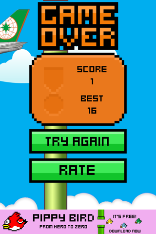 Sky Bird - Flappy Dive Hard screenshot 4