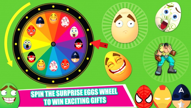 Surprise Eggs Factory - Spin Wheel of Surprise egg(圖2)-速報App