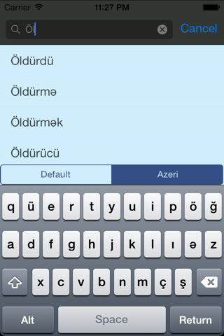 Azerbaijani Dictionary screenshot 3