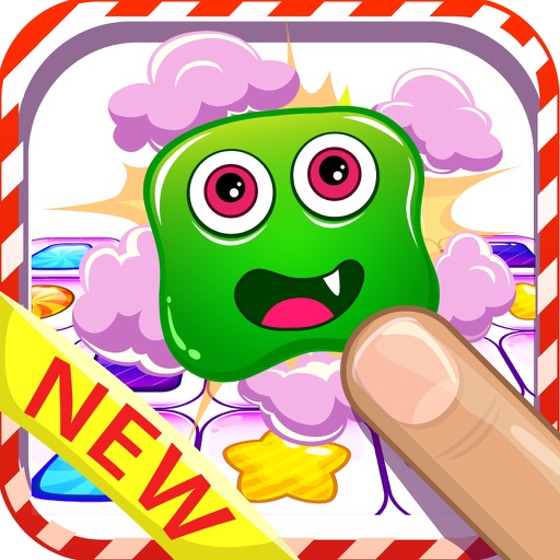 Sweet color world match 3 icon