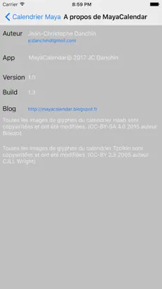 Captura 2 MayaCalendar : Calendrier Maya for iPhone iphone