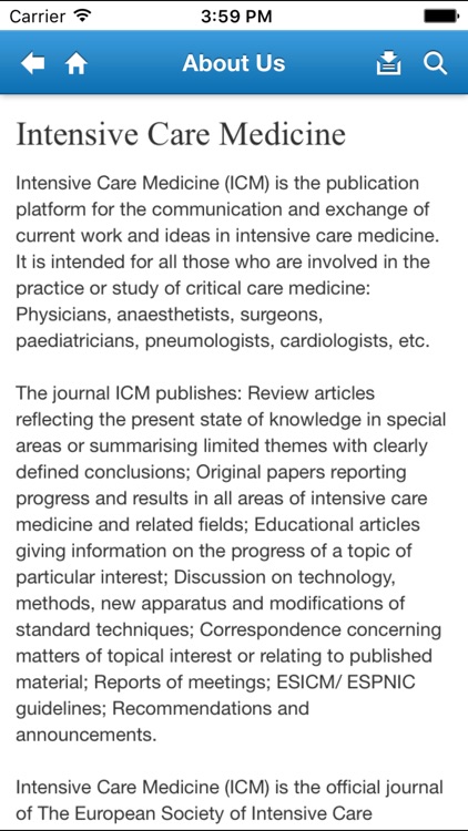 Intensive Care Medicine - ESICM and ESPNIC screenshot-3
