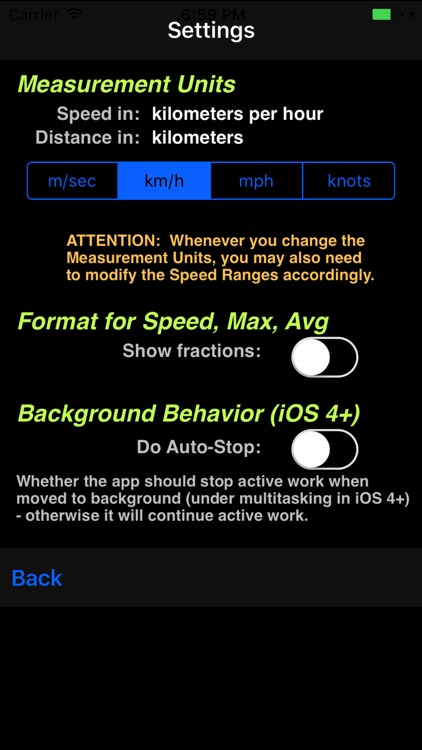 AudibleSpeed (GPS Speed Monitor) - Express Edition screenshot-4