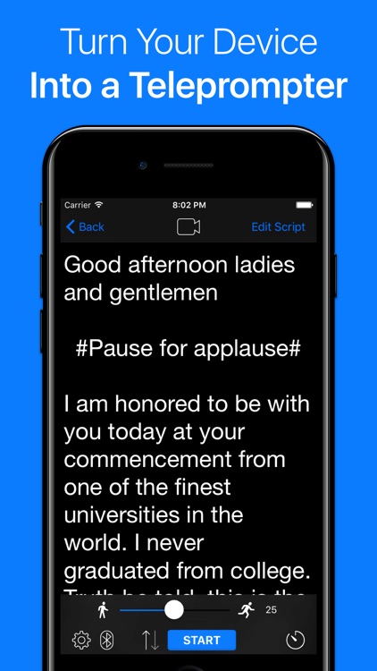 Teleprompter Lite – The Script & Lyric Prompter